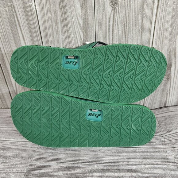 Reef Mulligan II Green Sandals - Golf Ball Turf Thong Shoes - Men\'s Size 9 - NEW main image 7